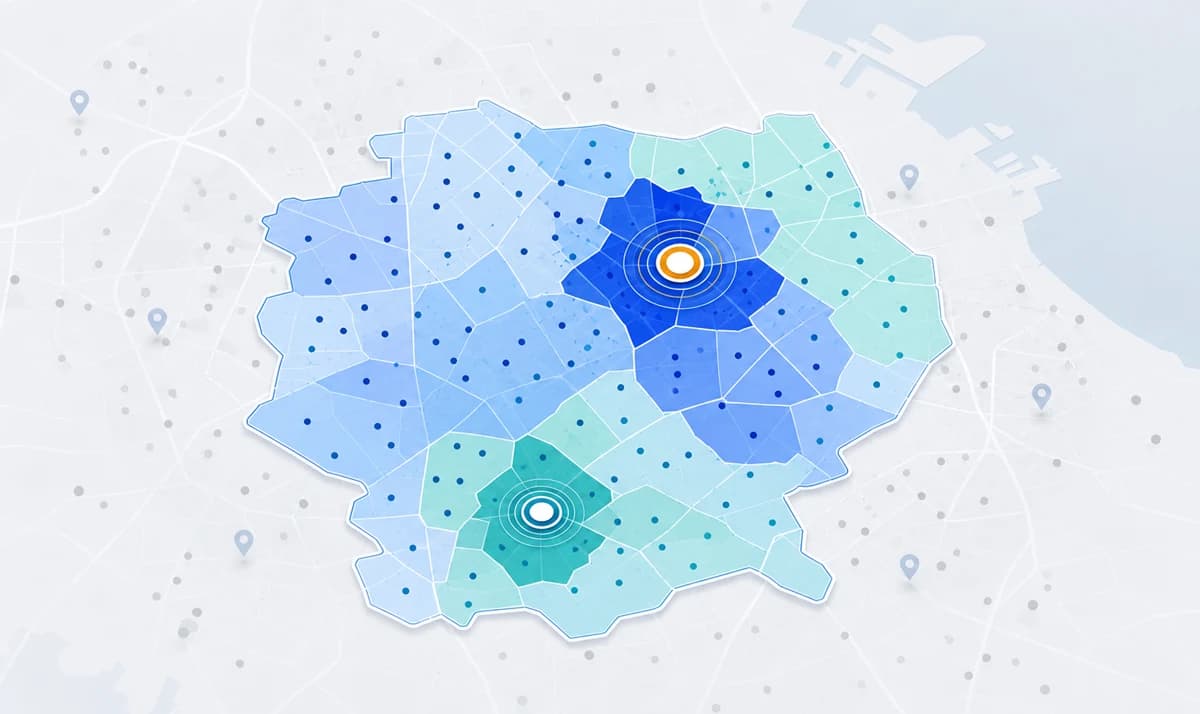 Classification and prioritization of areas based on territorial information.